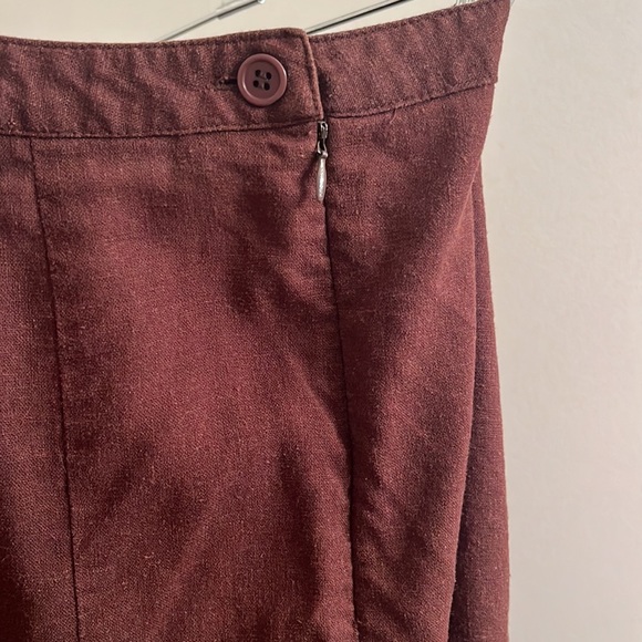 Dress barn linen blend A line skirt - Picture 4 of 5